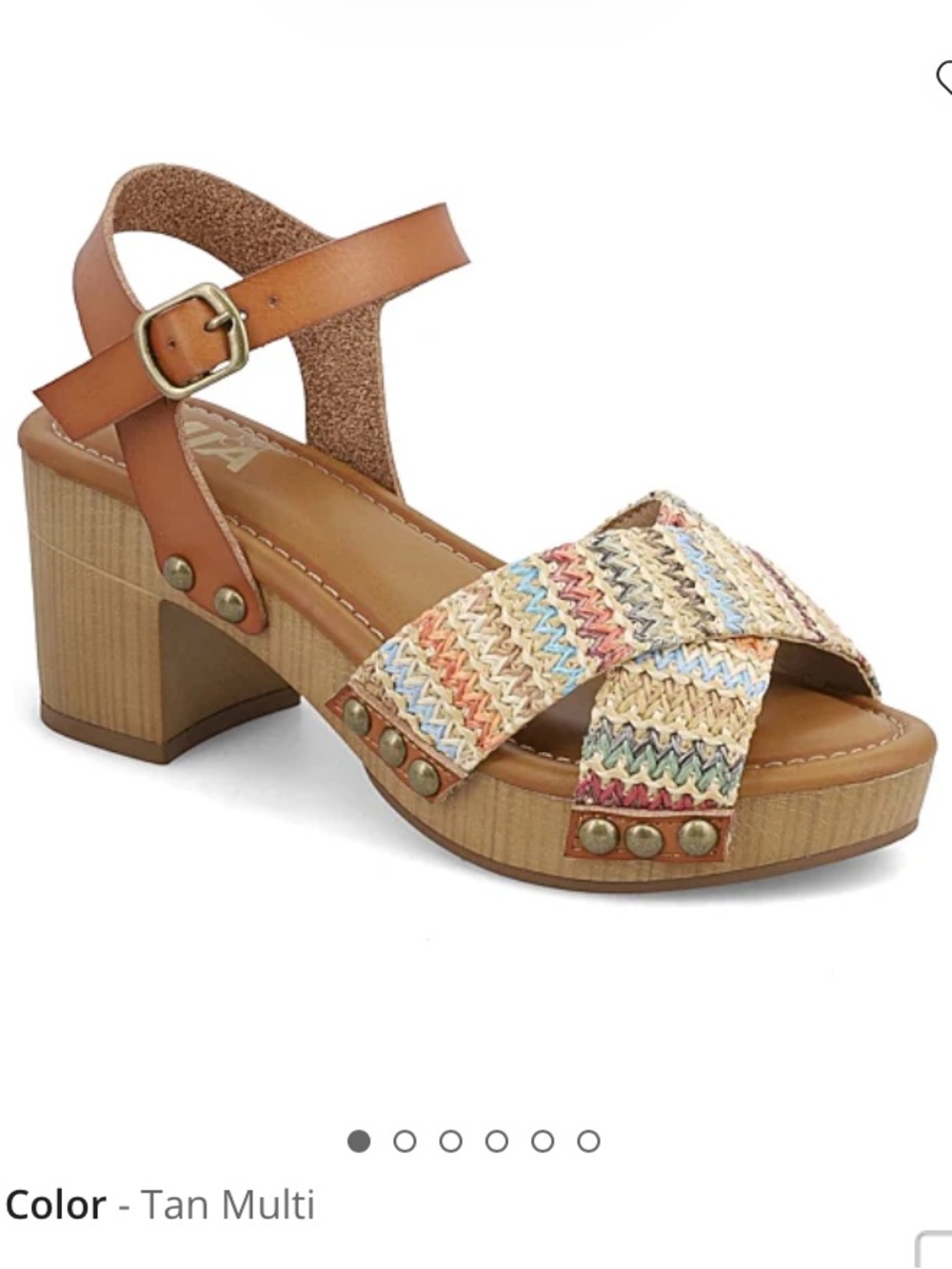 Mia Girl Womens Serenity Heeled Sandals